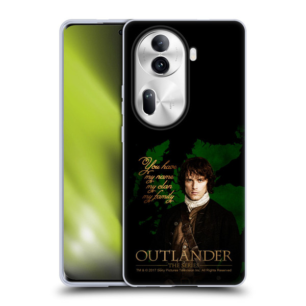Outlander Portraits Jamie Soft Gel Case for OPPO Reno11 Pro