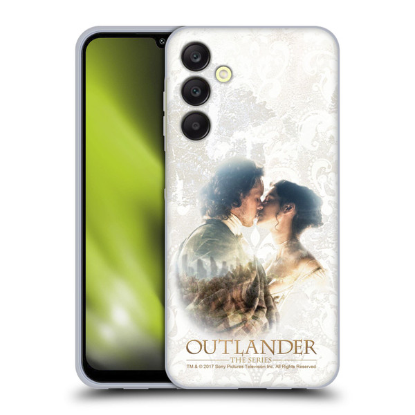 Outlander Portraits Claire & Jamie Kiss Soft Gel Case for Samsung Galaxy A25 5G