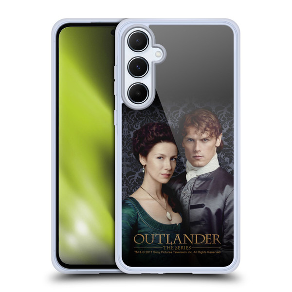 Outlander Portraits Claire & Jamie Soft Gel Case for Samsung Galaxy A55 5G