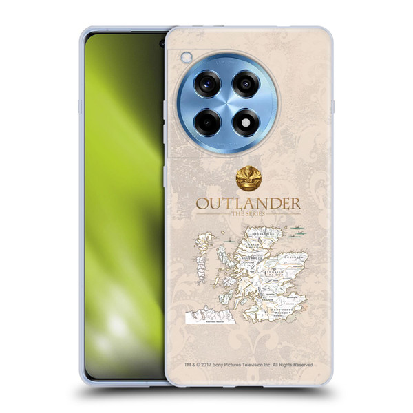 Outlander Seals And Icons Map Soft Gel Case for OnePlus 12R