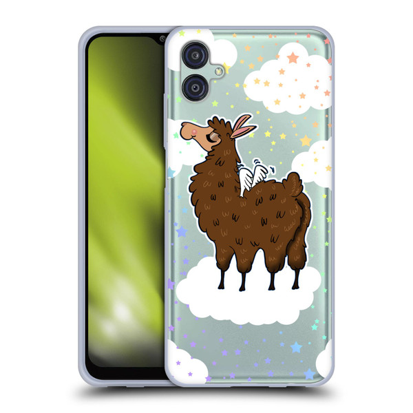 Grace Illustration Llama Pegasus Soft Gel Case for Samsung Galaxy M04 5G / A04e