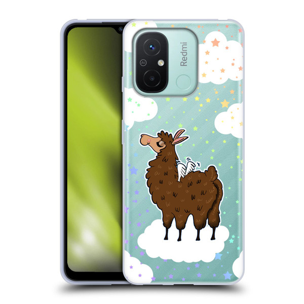 Grace Illustration Llama Pegasus Soft Gel Case for Xiaomi Redmi 12C