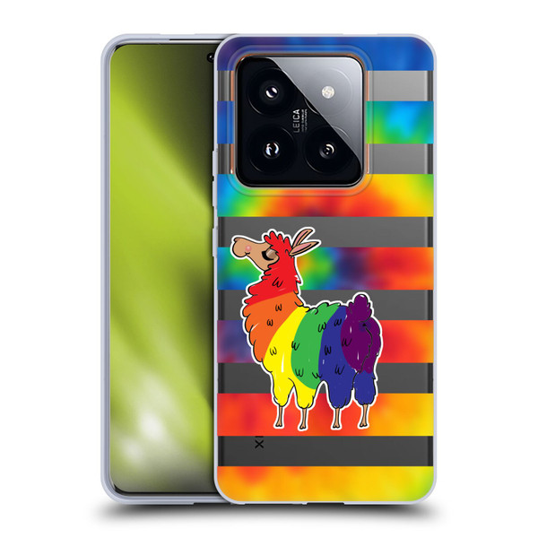 Grace Illustration Llama Pride Soft Gel Case for Xiaomi 14 Pro