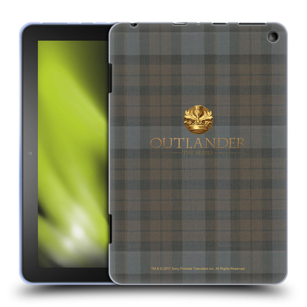 Outlander Tartans Plaid Soft Gel Case for Amazon Fire HD 8/Fire HD 8 Plus 2020