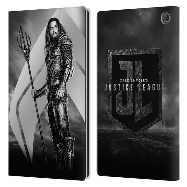 Zack Snyder's Justice League Snyder Cut Character Art Aquaman Leather Book Wallet Case Cover For Amazon Fire Max 11 2023