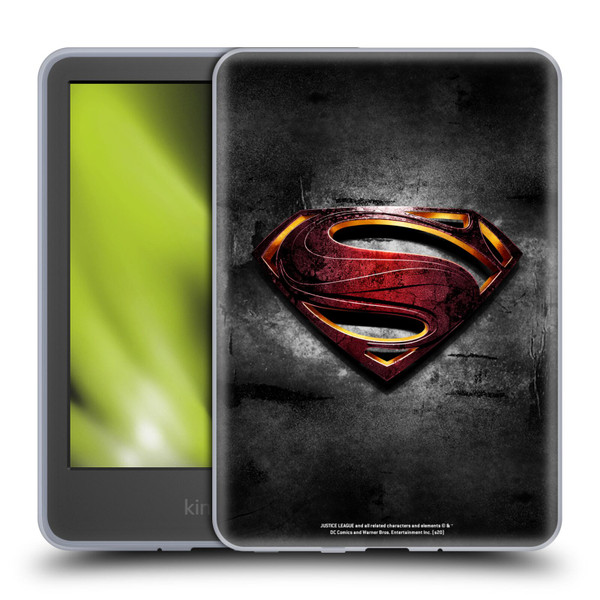 Justice League Movie Superman Logo Art Man Of Steel Soft Gel Case for Amazon Kindle 11th Gen 6in 2022