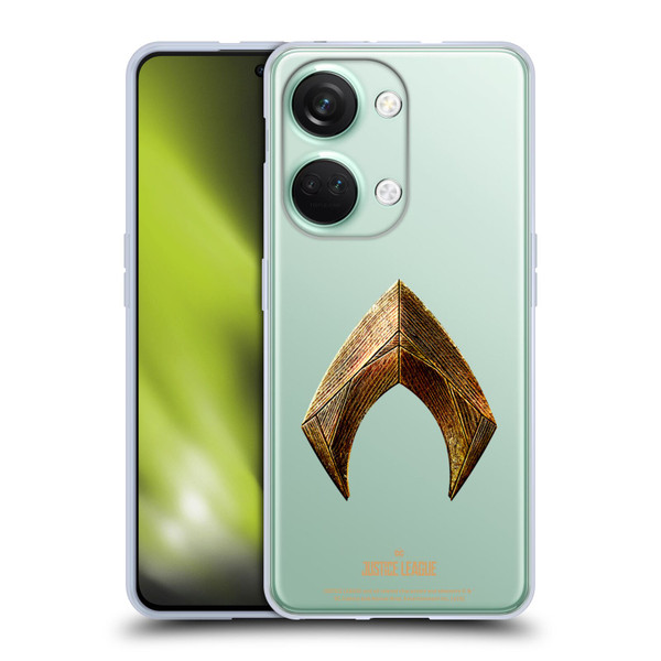 Justice League Movie Logos Aquaman Soft Gel Case for OnePlus Nord 3 5G