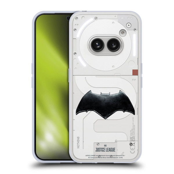 Justice League Movie Logos Batman Soft Gel Case for Nothing Phone (2a)