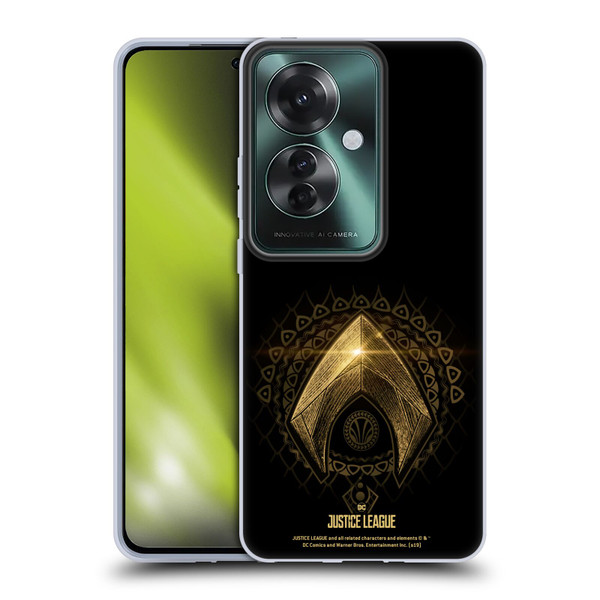 Justice League Movie Logos Aquaman 2 Soft Gel Case for OPPO Reno11 F 5G / F25 Pro 5G
