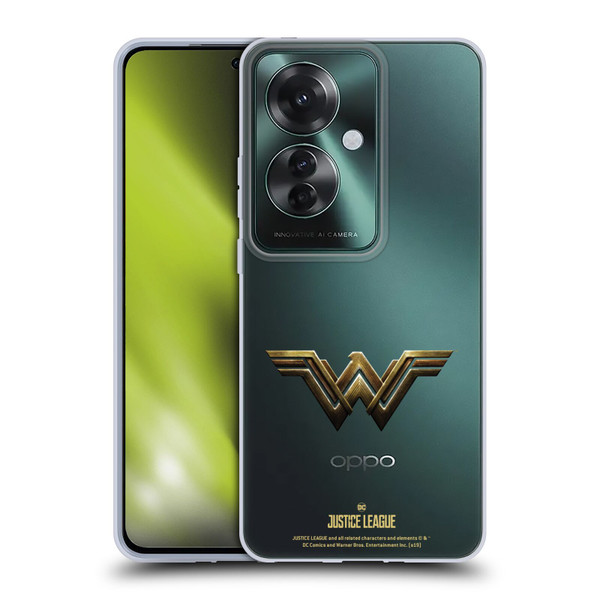 Justice League Movie Logos Wonder Woman Soft Gel Case for OPPO Reno11 F 5G / F25 Pro 5G
