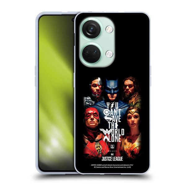 Justice League Movie Posters You Can't Save Soft Gel Case for OnePlus Nord 3 5G