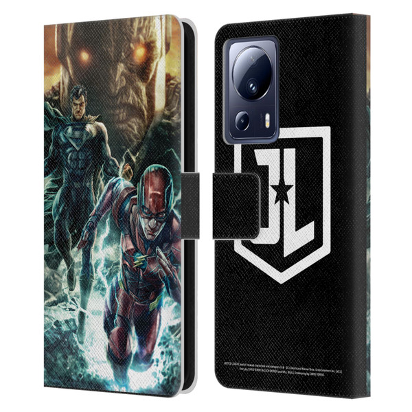 Zack Snyder's Justice League Snyder Cut Graphics Darkseid, Superman, Flash Leather Book Wallet Case Cover For Xiaomi 13 Lite 5G