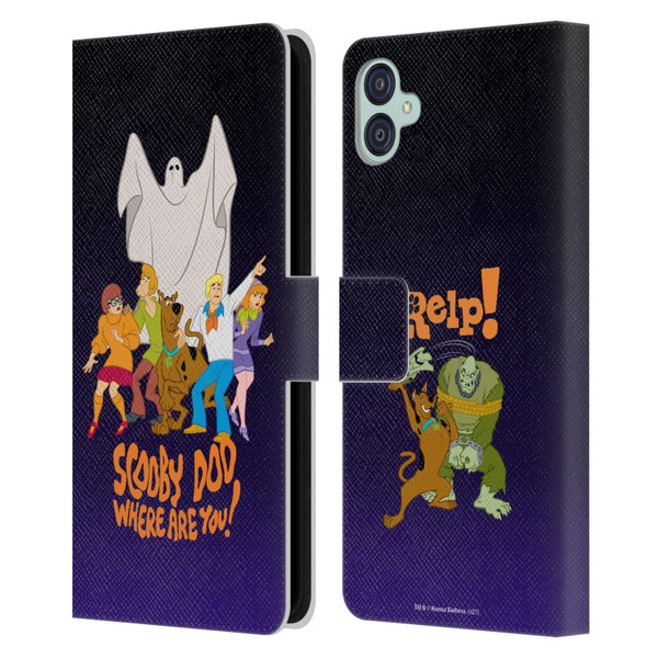 Scooby-Doo Mystery Inc. Where Are You? Leather Book Wallet Case Cover For Samsung Galaxy M04 5G / A04e