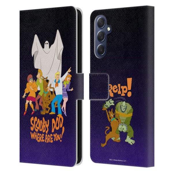 Scooby-Doo Mystery Inc. Where Are You? Leather Book Wallet Case Cover For Samsung Galaxy M54 5G