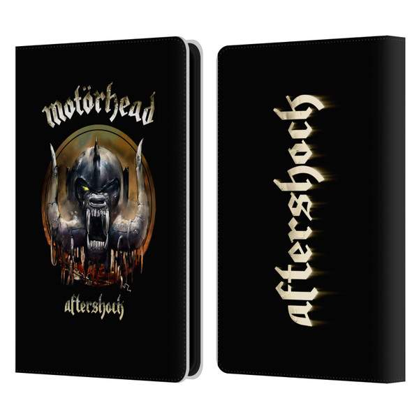 Motorhead Graphics Aftershock Leather Book Wallet Case Cover For Amazon Kindle Paperwhite 5 (2021)