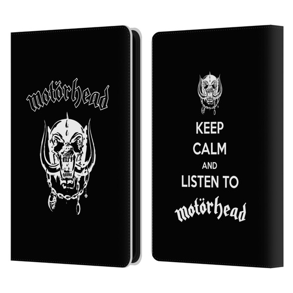 Motorhead Graphics Classic Logo Leather Book Wallet Case Cover For Amazon Kindle Paperwhite 5 (2021)