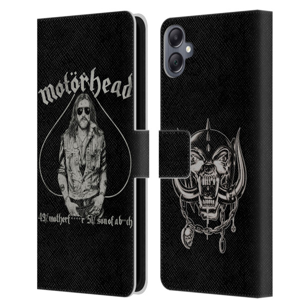 Motorhead Graphics Ace Of Spades Lemmy Leather Book Wallet Case Cover For Samsung Galaxy A05