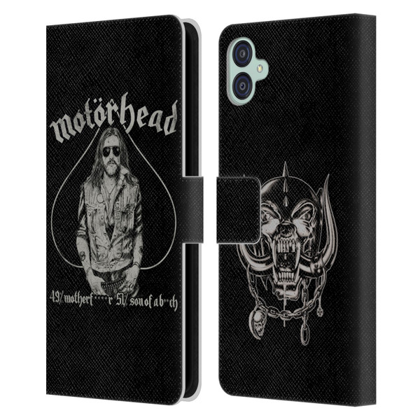 Motorhead Graphics Ace Of Spades Lemmy Leather Book Wallet Case Cover For Samsung Galaxy M04 5G / A04e