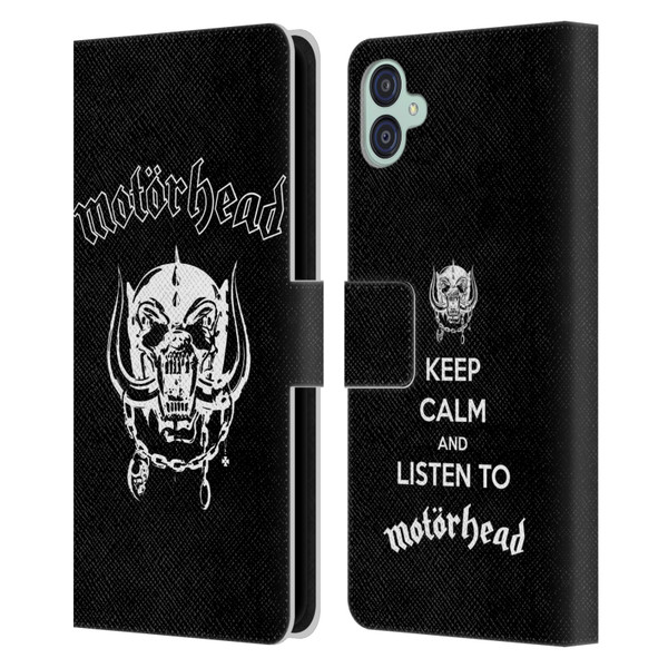 Motorhead Graphics Classic Logo Leather Book Wallet Case Cover For Samsung Galaxy M04 5G / A04e