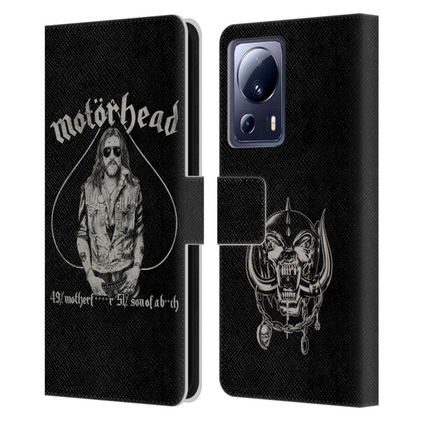 Motorhead Graphics Ace Of Spades Lemmy Leather Book Wallet Case Cover For Xiaomi 13 Lite 5G