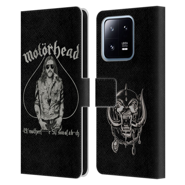 Motorhead Graphics Ace Of Spades Lemmy Leather Book Wallet Case Cover For Xiaomi 13 Pro 5G