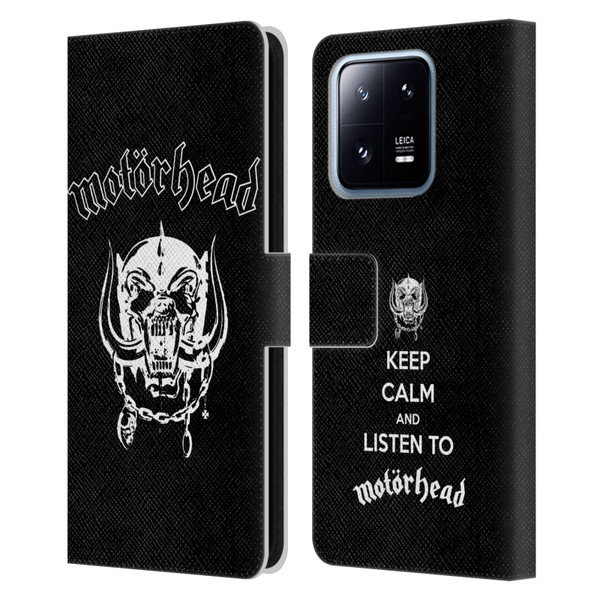 Motorhead Graphics Classic Logo Leather Book Wallet Case Cover For Xiaomi 13 Pro 5G