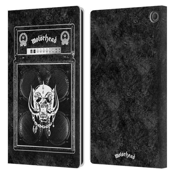 Motorhead Key Art Amp Stack Leather Book Wallet Case Cover For Amazon Fire Max 11 2023