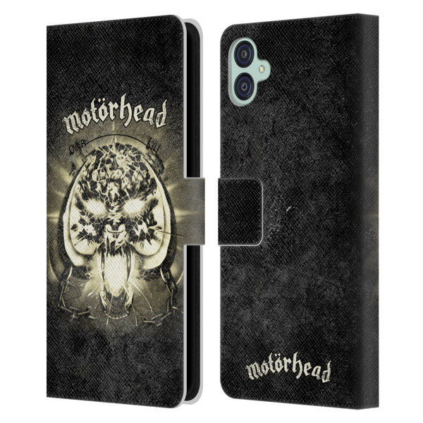Motorhead Key Art Overkill Leather Book Wallet Case Cover For Samsung Galaxy M04 5G / A04e