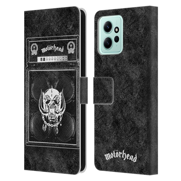 Motorhead Key Art Amp Stack Leather Book Wallet Case Cover For Xiaomi Redmi 12