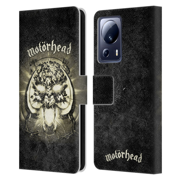 Motorhead Key Art Overkill Leather Book Wallet Case Cover For Xiaomi 13 Lite 5G