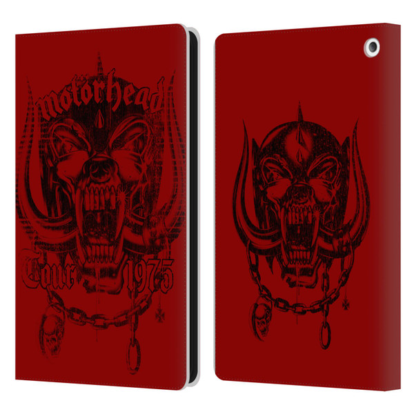 Motorhead Tours 1975 Leather Book Wallet Case Cover For Amazon Fire HD 8/Fire HD 8 Plus 2020