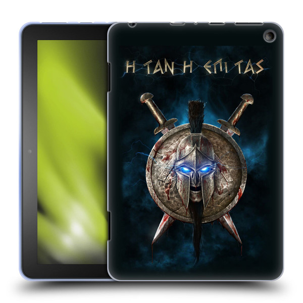 Christos Karapanos Horror 2 Spartan Soft Gel Case for Amazon Fire HD 8/Fire HD 8 Plus 2020
