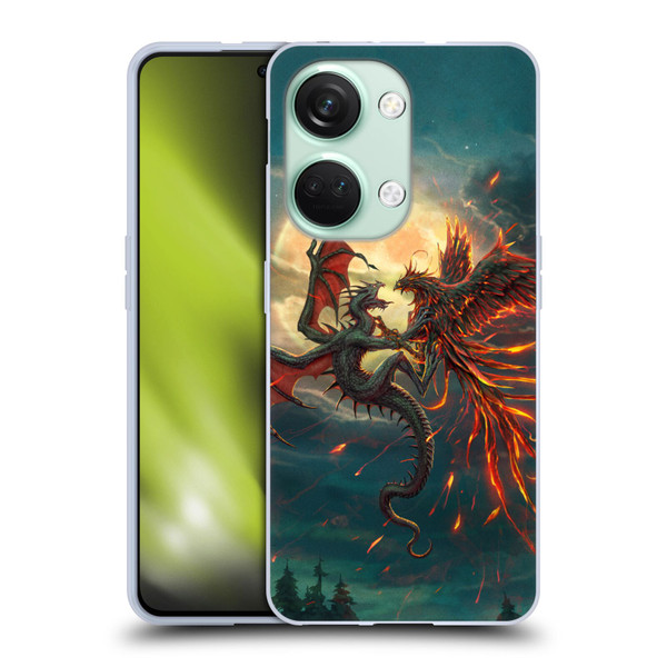 Christos Karapanos Key Art Against Soft Gel Case for OnePlus Nord 3 5G
