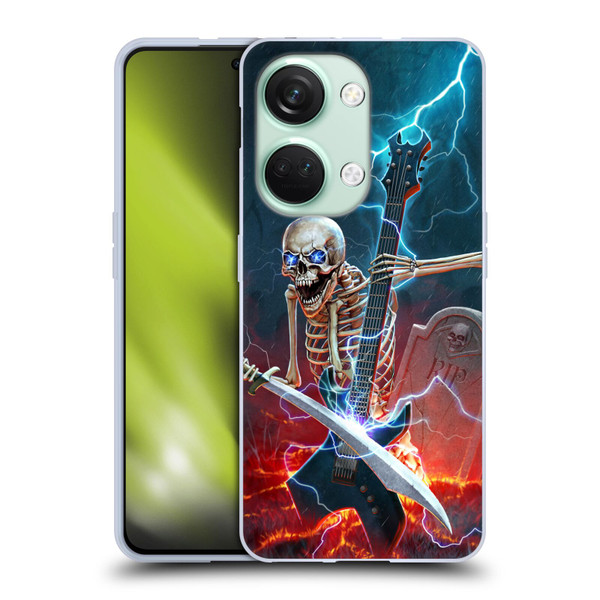 Christos Karapanos Key Art Metal Skeleton Soft Gel Case for OnePlus Nord 3 5G
