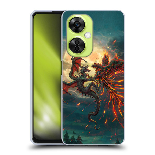 Christos Karapanos Key Art Against Soft Gel Case for OnePlus Nord CE 3 Lite 5G