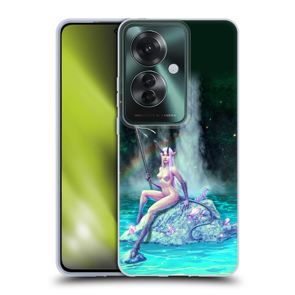 Christos Karapanos Key Art The Waterfall Soft Gel Case for OPPO Reno11 F 5G / F25 Pro 5G