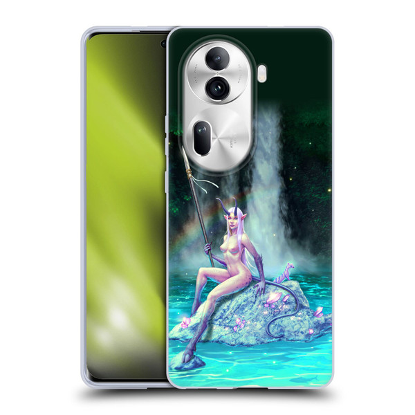 Christos Karapanos Key Art The Waterfall Soft Gel Case for OPPO Reno11 Pro