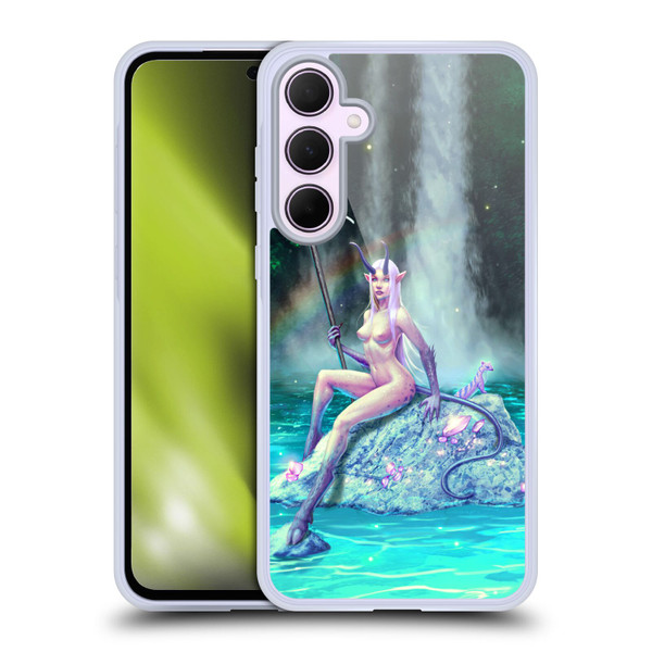 Christos Karapanos Key Art The Waterfall Soft Gel Case for Samsung Galaxy A35 5G