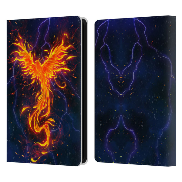 Christos Karapanos Phoenix 3 Rage Leather Book Wallet Case Cover For Amazon Kindle Paperwhite 5 (2021)