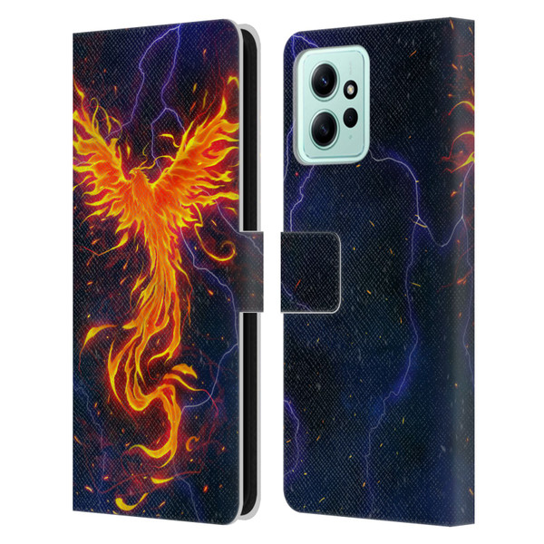Christos Karapanos Phoenix 3 Rage Leather Book Wallet Case Cover For Xiaomi Redmi 12