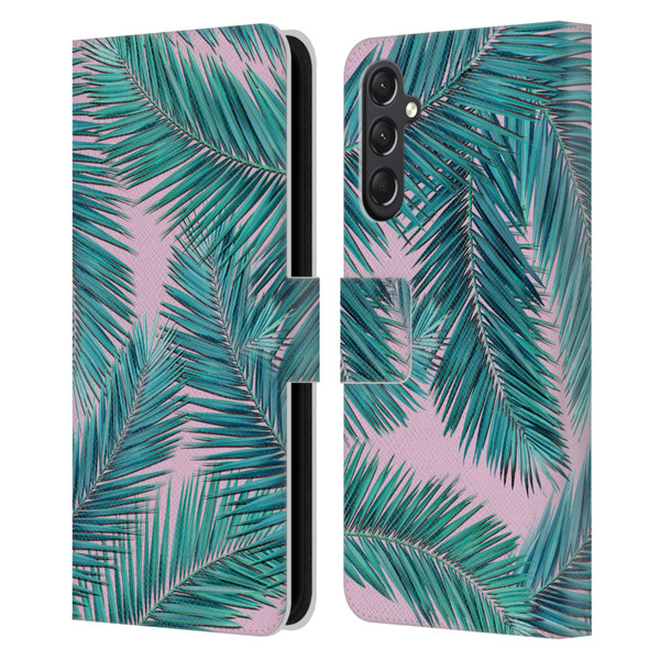 Mark Ashkenazi Banana Life Palm Tree Leather Book Wallet Case Cover For Samsung Galaxy A24 4G / M34 5G