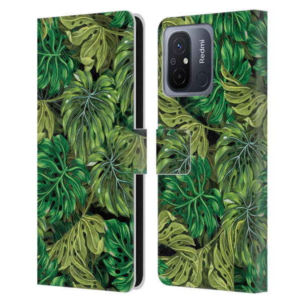 Mark Ashkenazi Banana Life Tropical Haven Leather Book Wallet Case Cover For Xiaomi Redmi 12C