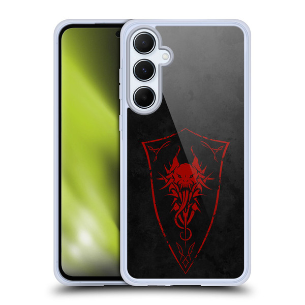 Christos Karapanos Shield Demon Soft Gel Case for Samsung Galaxy A55 5G
