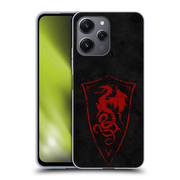 Christos Karapanos Shield Dragon Soft Gel Case for Xiaomi Redmi 12