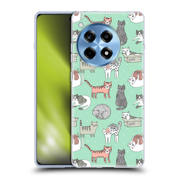 Andrea Lauren Design Animals Cats Soft Gel Case for OnePlus 12R