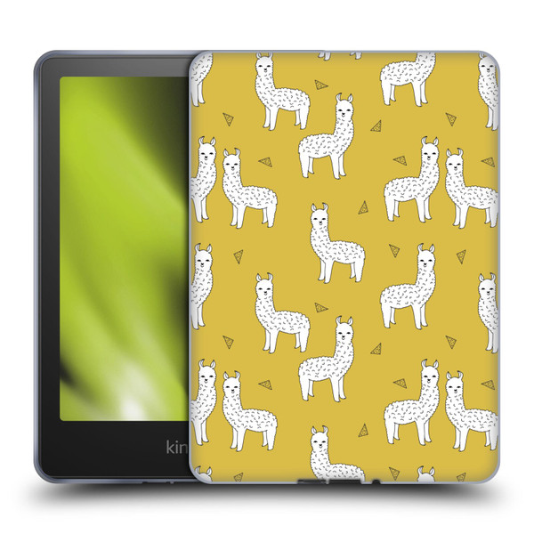 Andrea Lauren Design Animals Llama Soft Gel Case for Amazon Kindle Paperwhite 5 (2021)