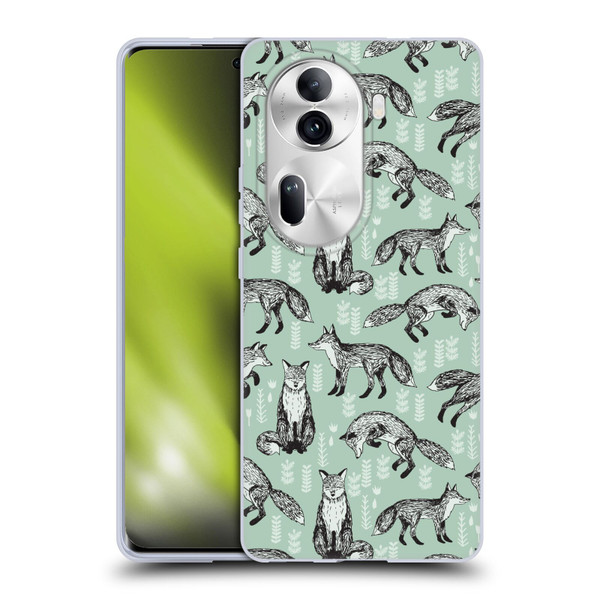 Andrea Lauren Design Animals Fox Soft Gel Case for OPPO Reno11 Pro