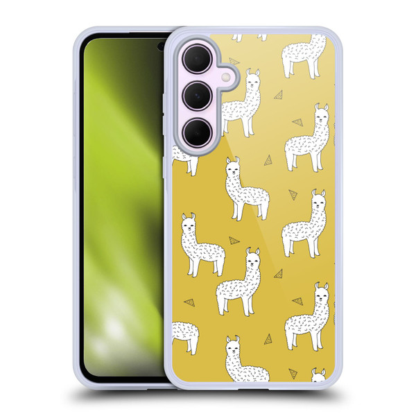 Andrea Lauren Design Animals Llama Soft Gel Case for Samsung Galaxy A35 5G