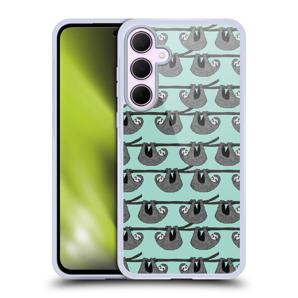 Andrea Lauren Design Animals Sloth Soft Gel Case for Samsung Galaxy A35 5G