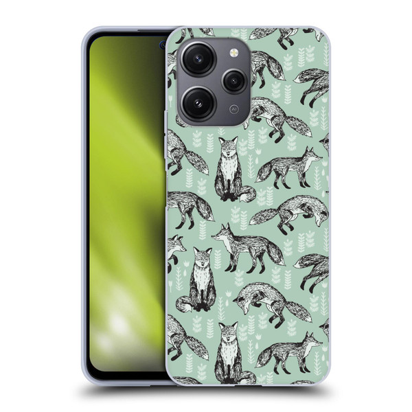 Andrea Lauren Design Animals Fox Soft Gel Case for Xiaomi Redmi 12
